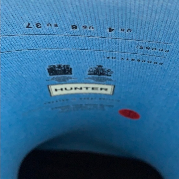 NIB hunter Original Tour Glossy Rain boots - Picture 4 of 7